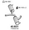 RENAU 7700423138 Middle Silencer